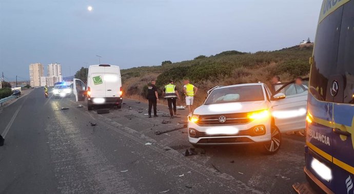 Accidente de coche en San Roque