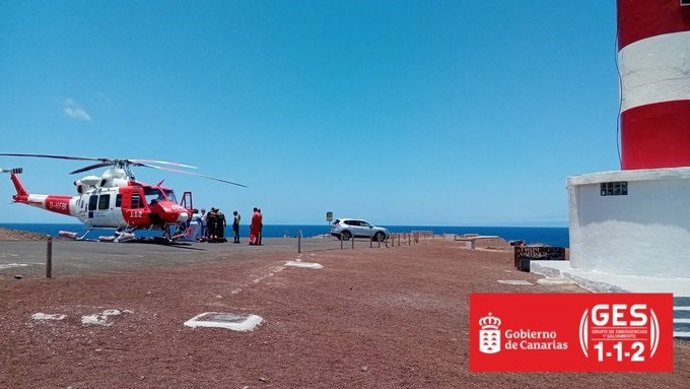 Dispositivo desplegado en la zona del Faro de Sardina