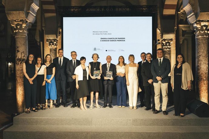 Ángela García de Paredes e Ignacio García Pedrosa reciben el Premio Nacional de Arquitectura 2023.