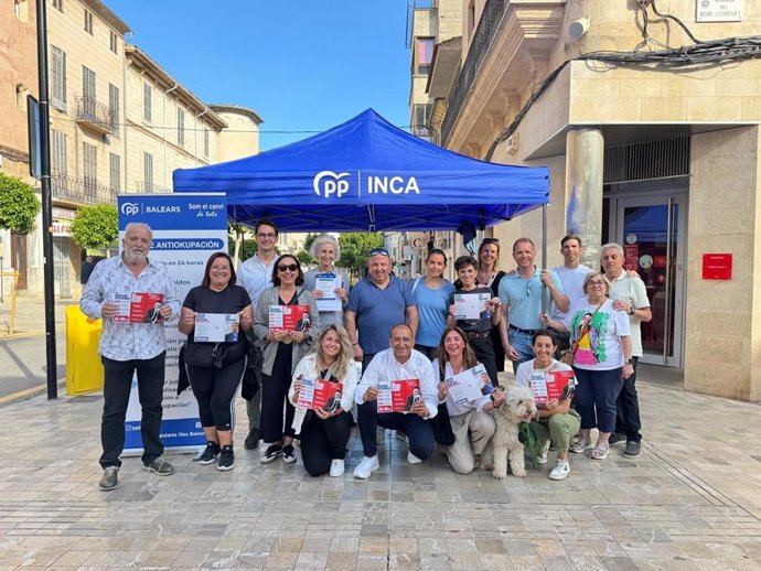 El PP de Inca recoge más de 2.500 firmas contra la 'okupación'