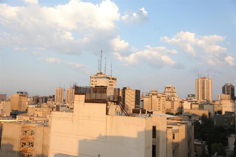 Vista de la capital de Irán, Teherán