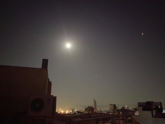 Imagen de archivo de Teherán tras un bombardeo israelí 