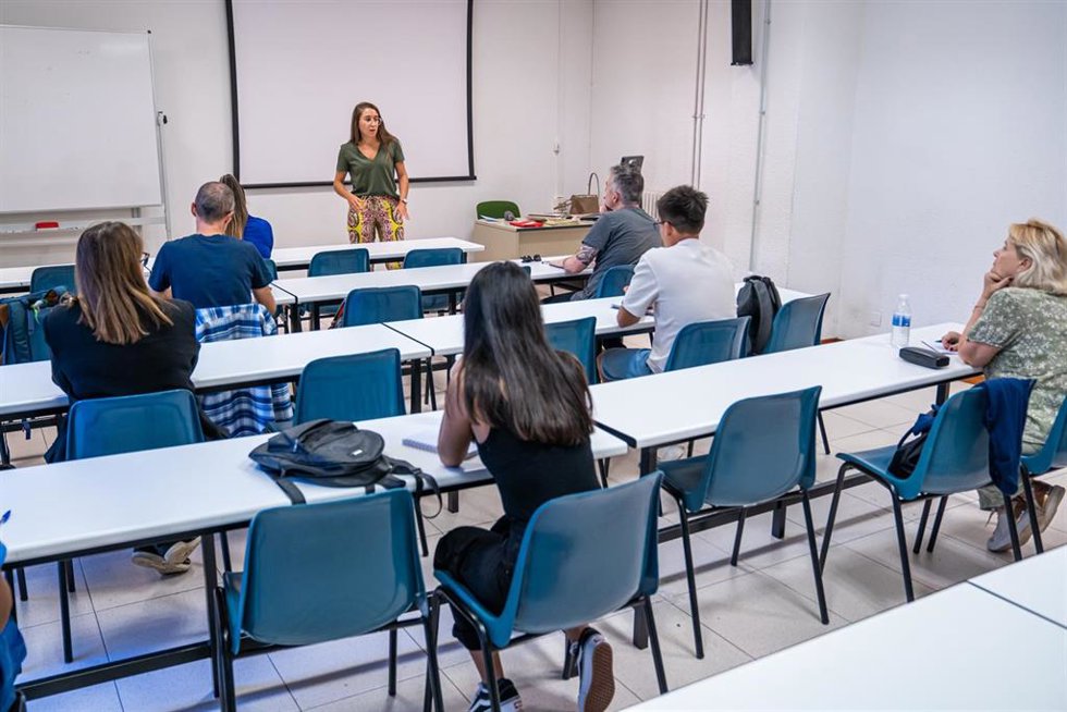 Archivo - Una clase dentro de la Casa de las Lenguas