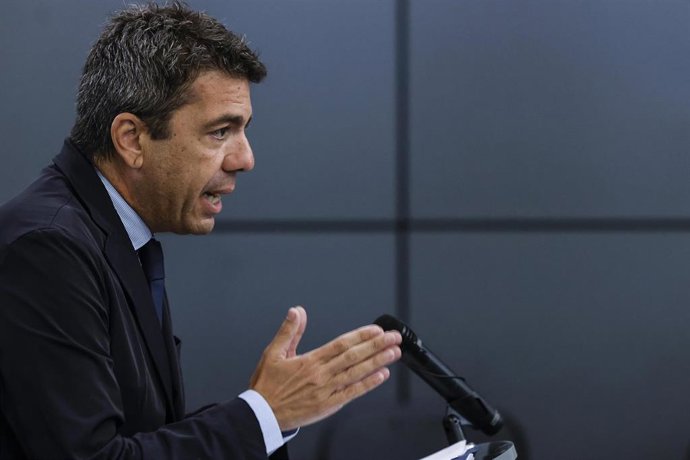 El 'president' de la Generalitat Valenciana, Carlos Mazón, en una imagen de archivo
