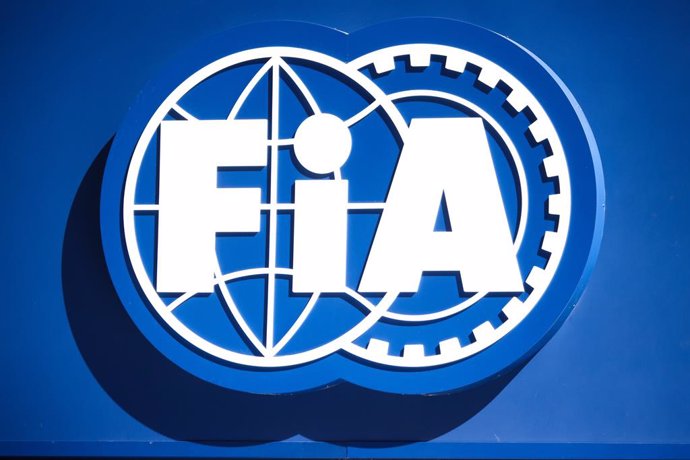 25 May 2025, Monaco, Monte Carlo: FIA logo is seen ahead of the F1 Grand Prix of Monaco at Circuit de Monaco on May 25, 2025 in Monte-Carlo, Monaco. Photo: Beata Zawrzel/ZUMA Press Wire/dpa