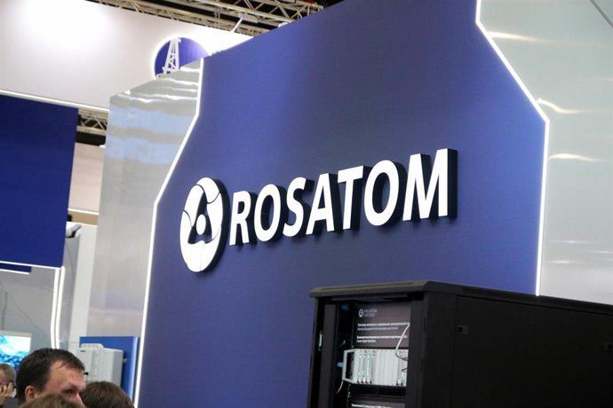 Archivo - Logo de Rosatom 