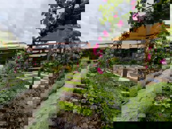 Huerta ecológica situada en 'Venta Moncalvillo'