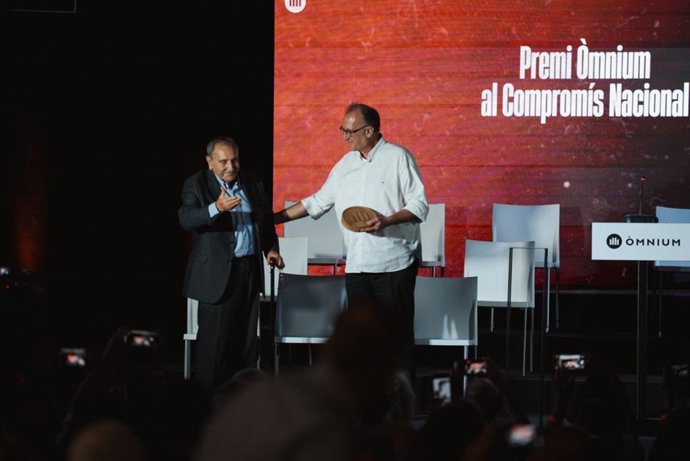 Climent y Antich durante el acto