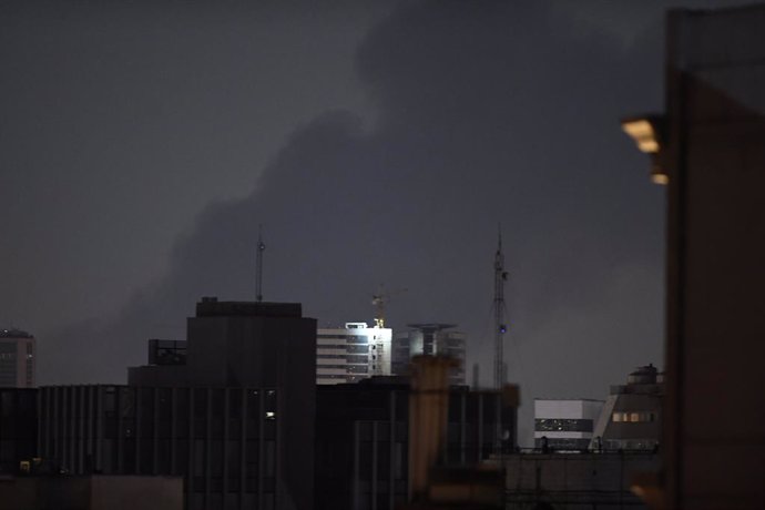 TEHRAN, June 14, 2025  -- This photo taken on June 14, 2025 shows a view of Tehran after Israeli airstrikes, in Iran.