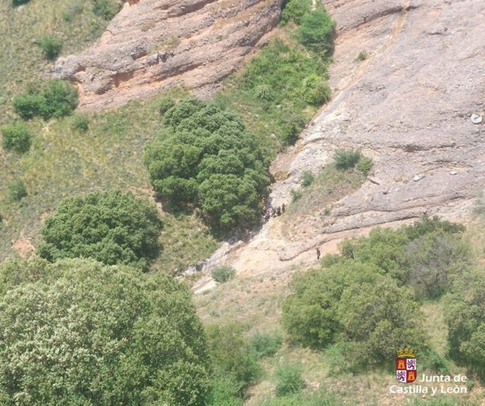 Muere una escaladora tras sufrir una caída en la vía ferrata de Miraveche (Burgos)