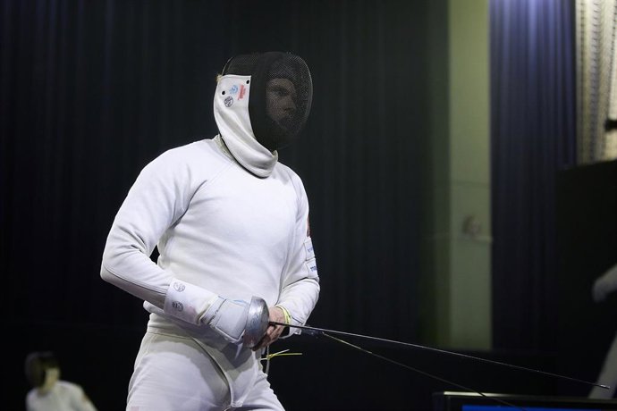 BARDENET Alexandre (FRA) durante o evento Challenge Monal 2025, Copa do Mundo de Esgrima (Epee) em 24 de maio de 2025 no centro esportivo Pierre Brossolette em Saint-Maur-des-Fossés, França - Foto Ann-Dee Lamour / CDP MEDIA / DPPI