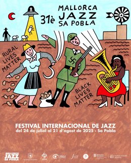 Imagen del cartel de la 31 edición del Mallorca Jazz Sa Pobla