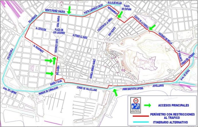 Alicante activa el dispositivo especial de tráfico por las Hogueras el martes a las 7 horas