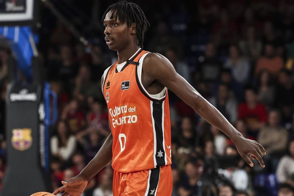Brancou Badio, en un partido con el Valencia Basket.