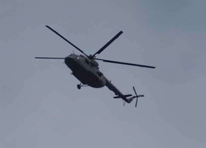 Archivo - September 19, 2024, Srinagar, Jammu And Kashmmir, India: Prime Minister Narendra Modi is arriving by helicopter at a public rally amid the ongoing local assembly elections on September 19, 2024 in Srinagar, Indian administered Kashmir, India.