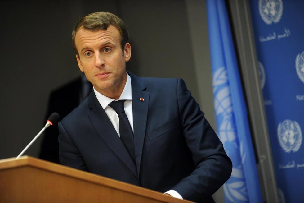 Archivo - El presidente de Francia, Emmanuel Macron 