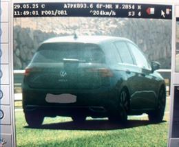 Vehículo infractor.