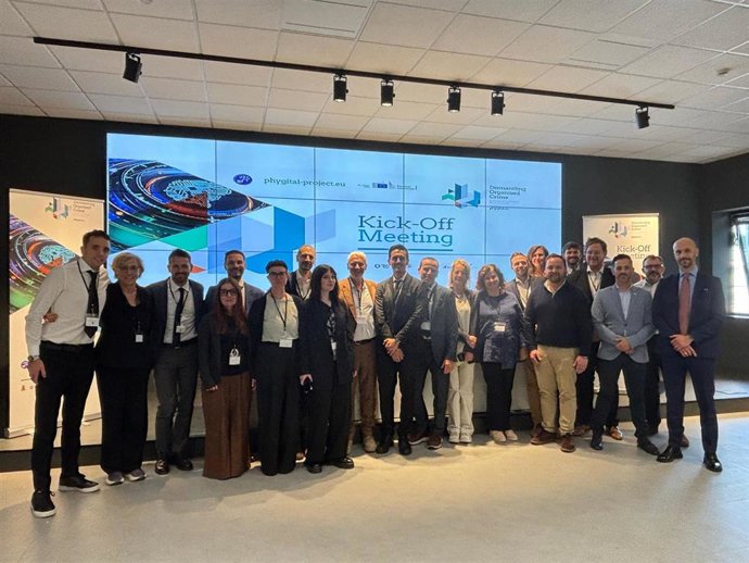 Murcia, a través de su Policía Local, ha participado esta semana en Roma en el acto de lanzamiento del proyecto europeo PHYGITAL OC