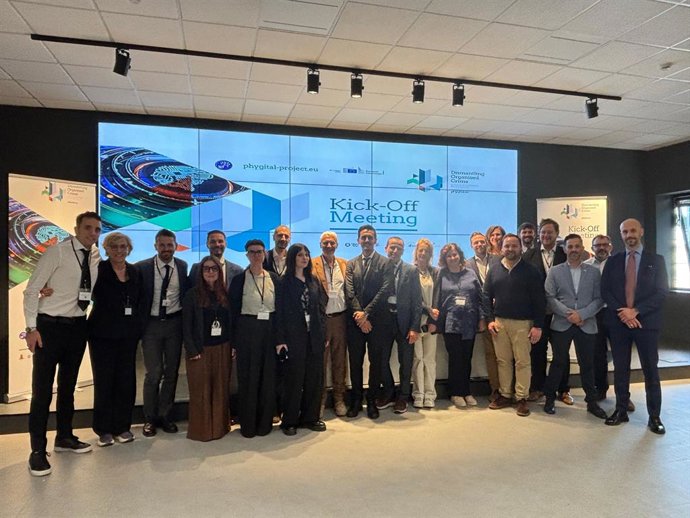 Murcia, a través de su Policía Local, ha participado esta semana en Roma en el acto de lanzamiento del proyecto europeo PHYGITAL OC