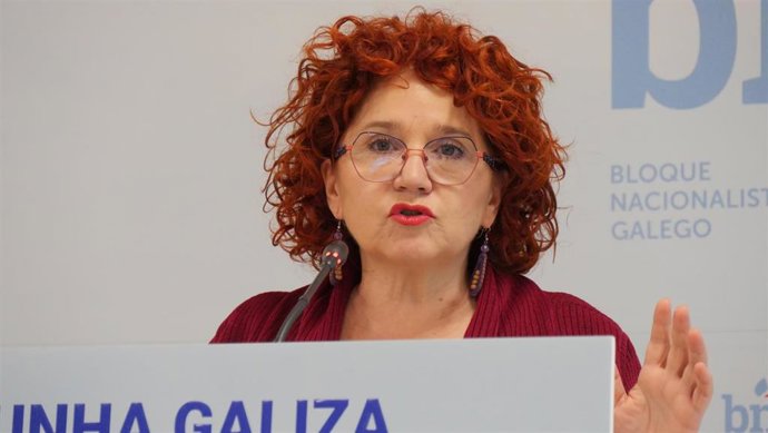 La portavoz de Sanidade del BNG en el Parlamento, Montse Prado