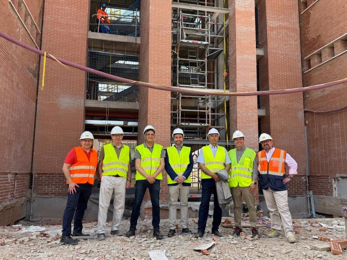 Las obras del campus de la UAH en Guadalajara avanzan  a buen ritmo  y en los plazos previstos, según la Junta