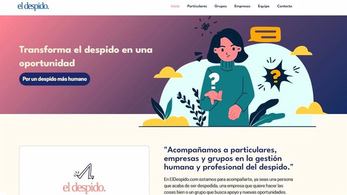 Imatge del web eldespido.com