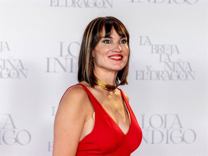 La escritora y periodista Irene Villa durante el photocall previo al concierto de la cantante Lola Indigo, en el Estadio Riyadh Air Metropolitano, a 14 de junio de 2025, en Madrid (España).