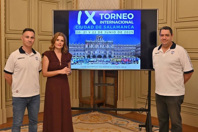 Archivo - Presentación de IX Torneo Ciudad de Salamanca de fútbol sala.