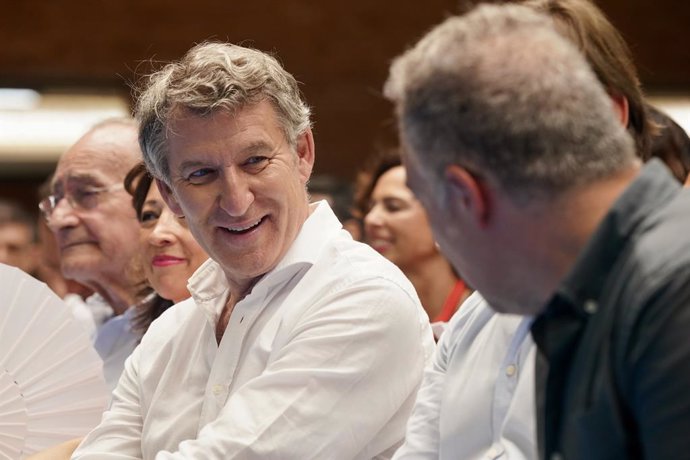 El líder del PP, Alberto Núñez Feijóo