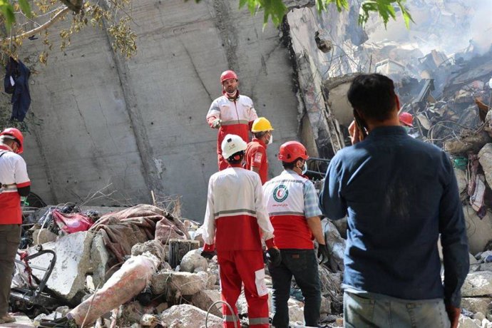 Imagen de archivo de ataques israelíes en Irán 