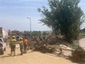 Intenso trabajo para recuperar los suministros de agua y electricidad dañados por la riada