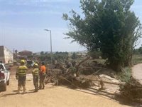 Intenso trabajo para recuperar los suministros de agua y electricidad dañados por la riada