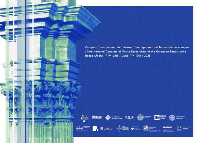 Cartel del Congreso Internacional de Jóvenes Investigadores del Renacimiento Europeo de la UJA.