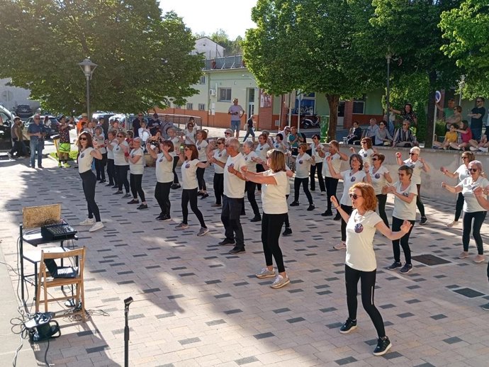 Una de las actividades del hogar de mayores del IASS en Sabiñánigo este mes de junio