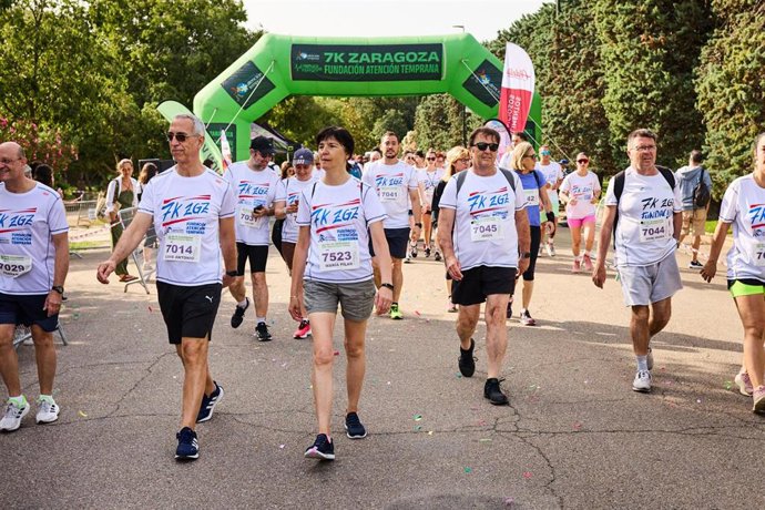 Participantes en la XII 7K Fundación Atención Temprana