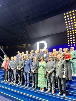 Fotografía de todos los premiados de la gala PIMEC