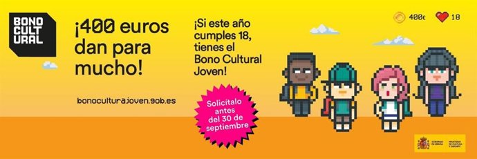 Archivo - Imagen promocional del Bono Cultural Joven.