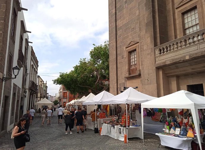 El mercadillo de artesanía de Vegueta