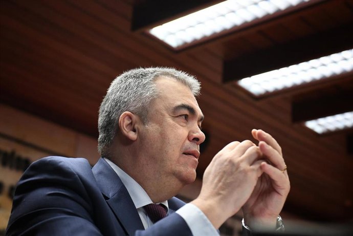 Archivo - Imagen de archivo del ex secretario de Organización del PSOE Santos Cerdán