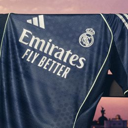 Nueva segunda equipación del Real Madrid para la temporada 2025-2026.