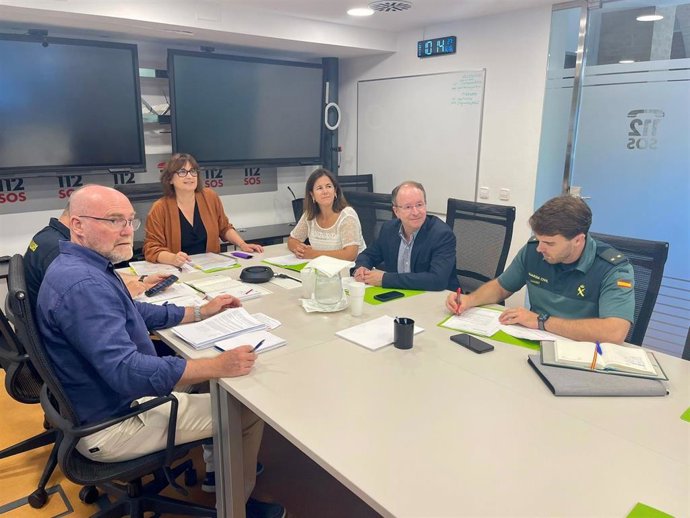 Leno de la Comisión de Emergencias y Protección Civil de Baleares.