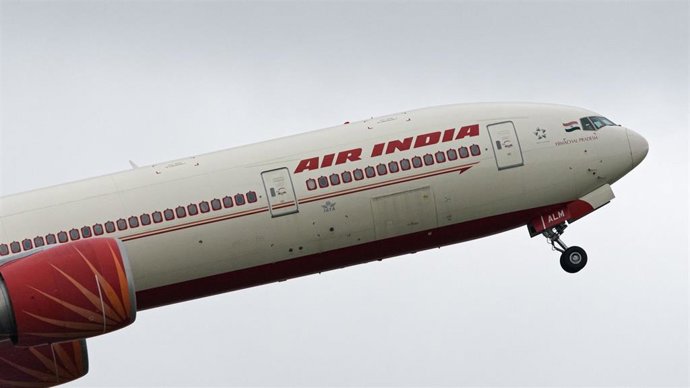 Archivo - Imagen de archivo de un avión de Air India.