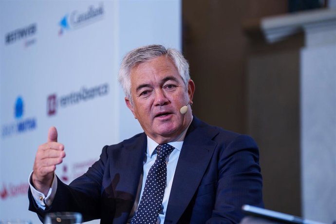 Archivo - El CEO de Abante, Santiago Satrústegui, en el auditorio de la Universidad Camilo José Cela de la sede de Almagro, a 19 de marzo de 2025, en Madrid (España). 