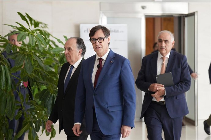 El presidente de la Generalitat, Salvador Illa