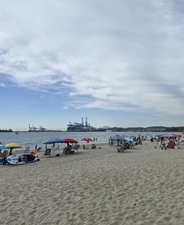 Playa del Rinconcillo en Algeciras (Cádiz)