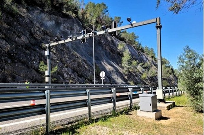 Una imagen de la prueba en Barcelona