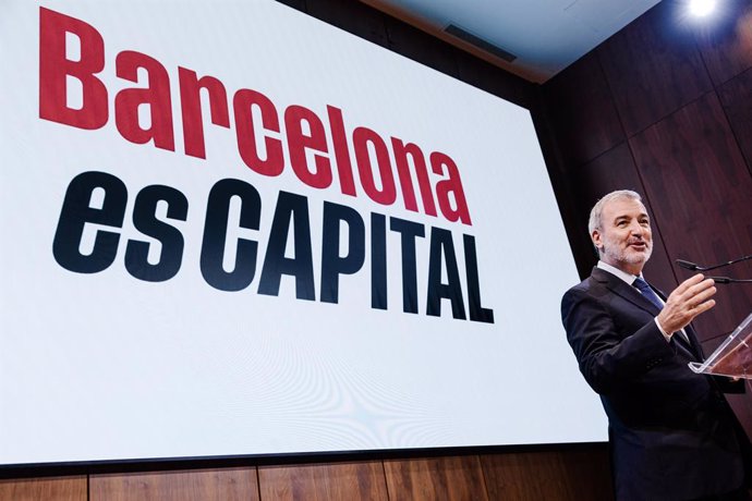 El alcalde de Barcelona, Jaume Collboni imparte la conferencia 'Barcelona es Capital', en el Museo Nacional Thyssen-Bornemisza, a 16 de junio de 2025, en Madrid (España). Con esta conferencia, el alcalde expone las principales políticas estratégicas del g