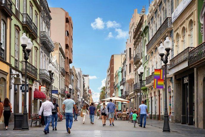 Archivo - Calle Mayor de Triana de Las Palmas de Gran Canaria