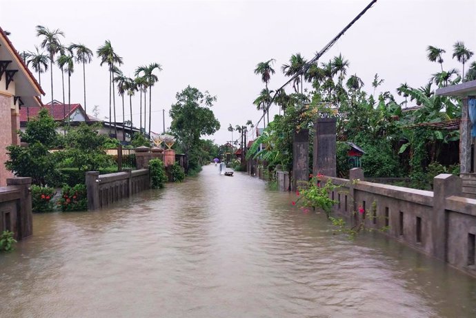 Imagen de archivo de las inundaciones en la ciudad de Hue, en Vietnam.