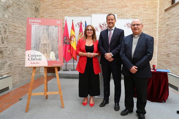 El Corpus de Toledo recorrerá el mundo en los 70.000 sellos de la festividad que Correos emite desde este lunes